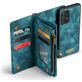 Caseme 008 Samsung Galaxy A52s 5G Hoesje Uitneembare 2in1 Bookcase Portemonnee - Blauw