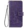 Mobigear Clover Samsung Galaxy A52s 5G Hoesje Bookcase Portemonnee - Paars