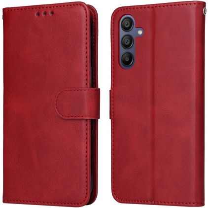 Mobigear Wallet Samsung Galaxy A16 Hoesje Bookcase Portemonnee - Rood
