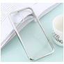 Mobigear Royal iPhone 12 Pro Max Hoesje Flexibel TPU Backcover - Transparant / Zilver