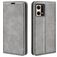 Mobigear Retro Slim OPPO Reno 7 4G Hoesje Bookcase Portemonnee - Grijs