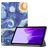 Mobigear Tri-Fold Samsung Galaxy Tab A7 Lite Hoes Bookcase - The Starry Night