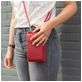 Antonio Fonzo Crossbody Telefoontasje - Small - Cherry Red