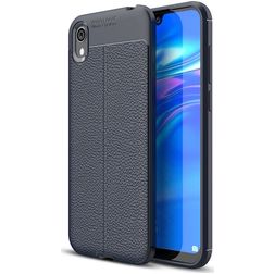 Mobigear Luxury HONOR 8S Hoesje Flexibel TPU Backcover - Marineblauw