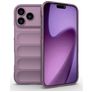 Mobigear Bumpy iPhone 18 Pro Max Hoesje Flexibel TPU Backcover - Paars