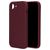 Mobiparts iPhone 16e Siliconen Hoesje Backcover - Plum Red