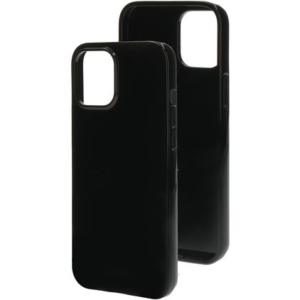 Mobiparts Classic iPhone 12 Pro Max Hoesje Flexibel TPU Backcover - Zwart