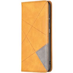 Mobigear Rhombus Slim Nokia G21 Hoesje Bookcase - Cognac
