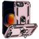 Mobigear Armor Ring iPhone 16e Hoesje Hardcase Backcover Shockproof met Ringhouder - Roségoud