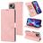 Mobigear Wallet iPhone 14 Hoesje Bookcase Portemonnee - Roségoud