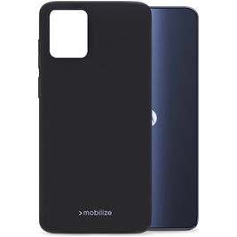 Mobilize Rubber Gelly Motorola Moto G54 Hoesje Flexibel TPU Backcover - Matt Black