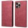 Mobigear Wallet iPhone 16 Pro Max Hoesje Bookcase Portemonnee - Rood