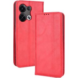 Mobigear Sensation OPPO Reno 8 5G Hoesje Bookcase Portemonnee - Rood