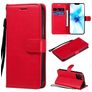Mobigear Premium iPhone 12 Hoesje Bookcase Portemonnee - Rood