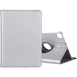 Mobigear DuoStand iPad Pro 12.9 Inch (2021) Hoes Draaibare Bookcase - Zilver