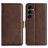 Mobigear Slim Magnet Samsung Galaxy S25 FE Hoesje Bookcase Portemonnee - Bruin