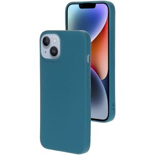 Mobiparts iPhone 14 Siliconen Hoesje Backcover - Blueberry Blue