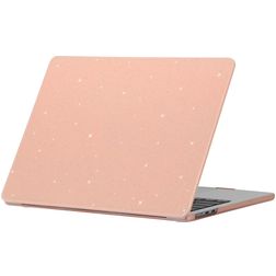Mobigear Sparkling Cream MacBook Air 13 Inch (2022-2026) Hoes Hardshell Laptopcover MacBook Case - Roze - Model A2681 / A3113 / A3240 / A3449
