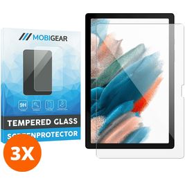 Mobigear Samsung Galaxy Tab A8 10.5 (2021) Glazen Screenprotector - Case Friendly (3-Pack)