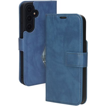 Mobiparts Classic Wallet Samsung Galaxy A35 Hoesje Bookcase Portemonnee - Steel Blue