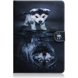 Mobigear Design Huawei MediaPad T5 10.1 Hoes Bookcase - Wolf
