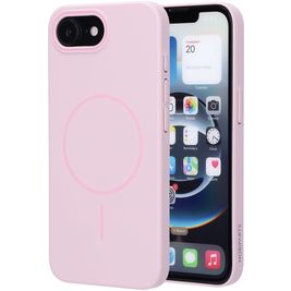 Mobiparts Slim Line iPhone 16e MagSafe Hoesje Hardcase Backcover - Blush Pink