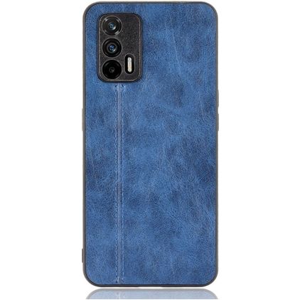 Mobigear Stitch Realme GT Hoesje Backcover - Blauw