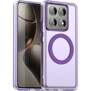 Mobigear Shockproof Xiaomi 14T MagSafe Hoesje Hardcase Backcover - Paars