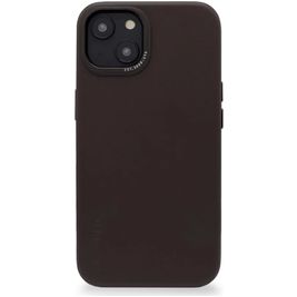 Decoded iPhone 14 Plus MagSafe Hoesje Echt Leer Backcover Shockproof - Chocolate Brown