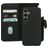 Mobiparts Samsung Galaxy S24 MagSafe Hoesje Echt Leer Uitneembare 2in1 Bookcase Portemonnee - Zwart