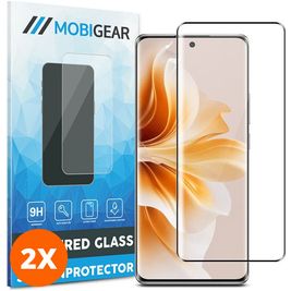 Mobigear Premium OPPO Reno 12 Glazen Screenprotector - Case Friendly (2-Pack)
