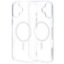 Mobiparts Hardcover Doorzichtig iPhone 16 Plus MagSafe Hoesje Hardcase Backcover - Transparant