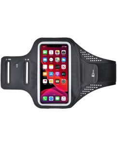 Mobigear Easy Fit Telefoonhouder Hardlopen Neopreen Sport Hoesje Sportarmband - Small - Zwart