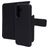 Mobiparts Samsung Galaxy A56 Hoesje Echt Leer Uitneembare 2in1 Bookcase Portemonnee - Zwart