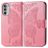 Mobigear Butterfly Motorola Moto G82 Hoesje Bookcase Portemonnee - Roze