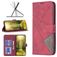 Mobigear Rhombus Google Pixel 7a Hoesje Bookcase Portemonnee - Rood