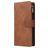 Mobigear Zipper Samsung Galaxy Note 10 Lite Hoesje Bookcase Portemonnee - Bruin