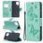 Mobigear Butterfly Samsung Galaxy A12 Hoesje Bookcase Portemonnee - Turquoise