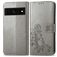 Mobigear Clover Google Pixel 7 Hoesje Bookcase Portemonnee - Grijs