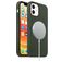 Mobigear Rubber Touch iPhone 12 Mini Siliconen MagSafe Hoesje Backcover - Groen
