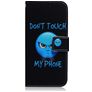 Mobigear Design Samsung Galaxy A71 Hoesje Bookcase Portemonnee - Do Not Touch