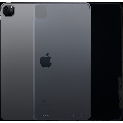 Mobigear Basics Dunne iPad Pro 12.9 Inch (2020) Hoes Flexibel TPU Backcover - Transparant