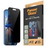 PanzerGlass Ultra-Wide Fit iPhone 16 Plus Glazen Screenprotector Privacy - Case Friendly - Zwart