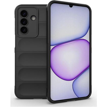 Mobigear Bumpy Samsung Galaxy A27 Hoesje Flexibel TPU Backcover - Zwart