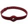 Mobigear Apple AirTag Hoesje Flexibel Siliconen Halsband - 23.5 - 47.5 cm - Bordeaux Rood