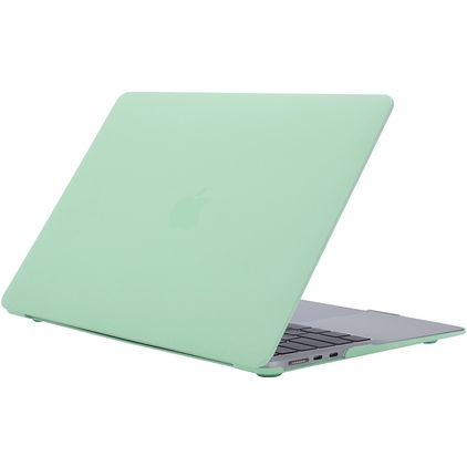 Mobigear Cream Matte MacBook Air 15 Inch (2023-2026) Hoes Hardshell Laptopcover MacBook Case - Groen - Model A2941 / A3114 / A3241 / A3448