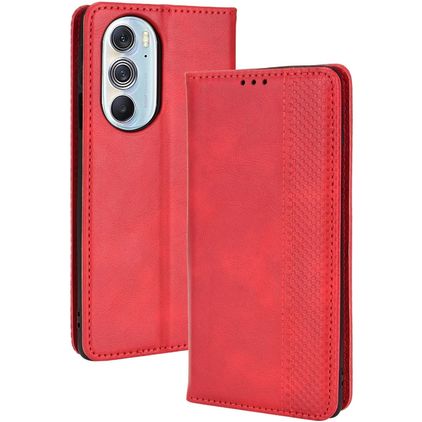 Mobigear Sensation Motorola Edge 30 Pro Hoesje Bookcase Portemonnee - Rood