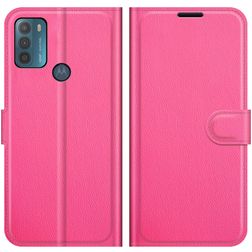 Mobigear Classic Motorola Moto G50 Hoesje Bookcase Portemonnee - Magenta