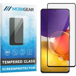 Mobigear Premium Samsung Galaxy A82 5G Glazen Screenprotector - Case Friendly - Zwart
