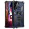Mobigear Armor Stand Samsung Galaxy S22 Ultra Hoesje Hardcase Backcover Shockproof met Standaard - Blauw